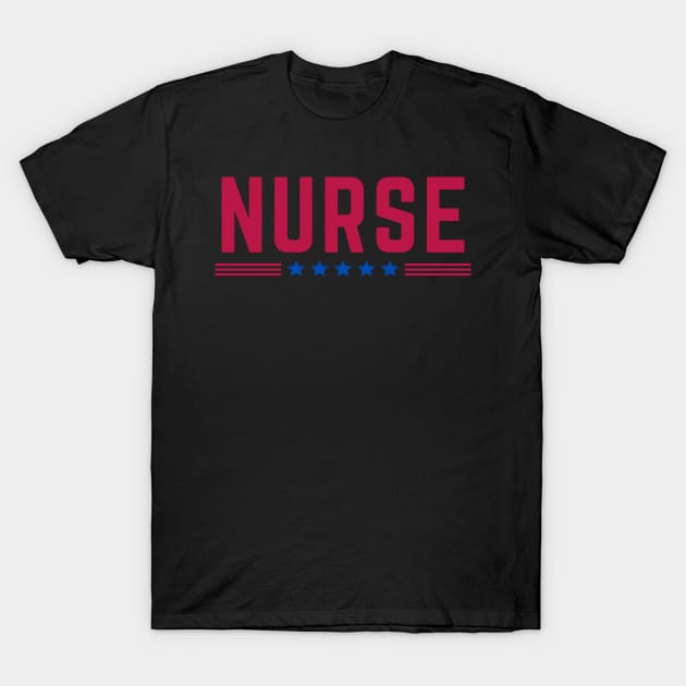 American Nurse T-Shirt by HobbyAndArt